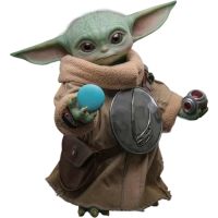 HT LMS016 - Star Wars Mandalorian & Grogu - Grogu Life-Size