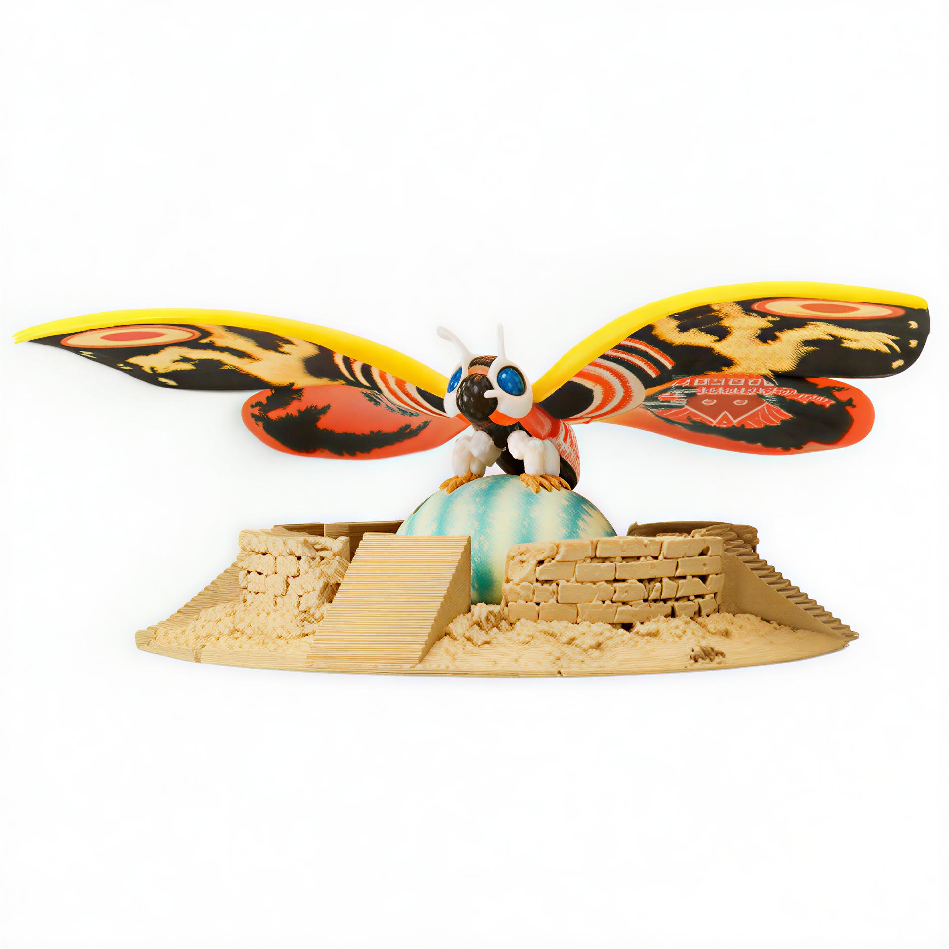 TOHO MONSTER SERIES ART VIGNETTE MOTHRA(1996)