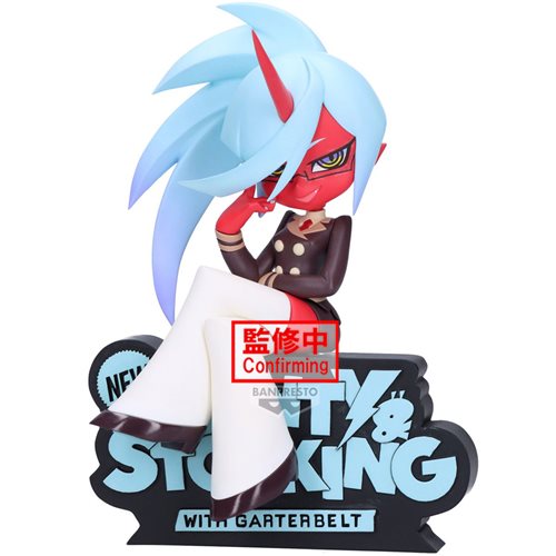 NEW PANTY&STOCKING WITH GARTERBELT MONITOR TOP FIGZ~KNEESOCKS (B)