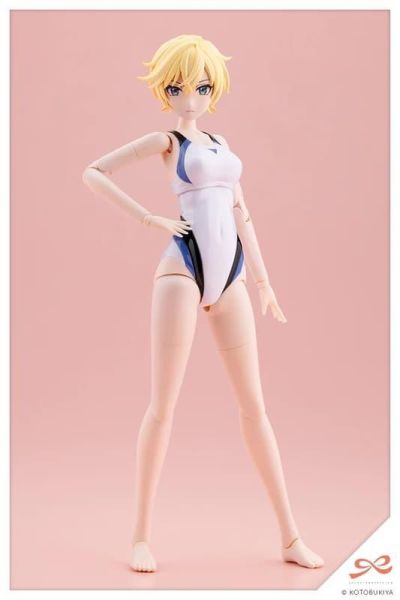 KOTO JK098 - Rui Saotome [Touou High School Competitive Swimsuit] Dreaming Style White Dolphin - Image 1