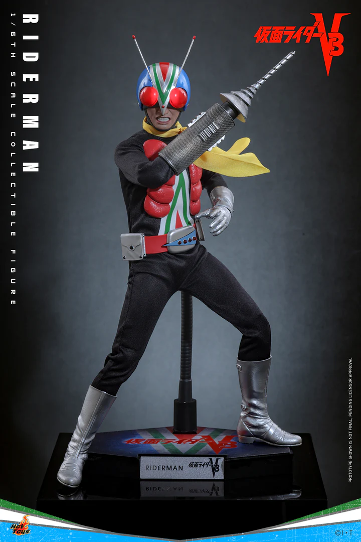 HT TMS185 - Kamen Rider V3 1/6th Scale Riderman - Image 4