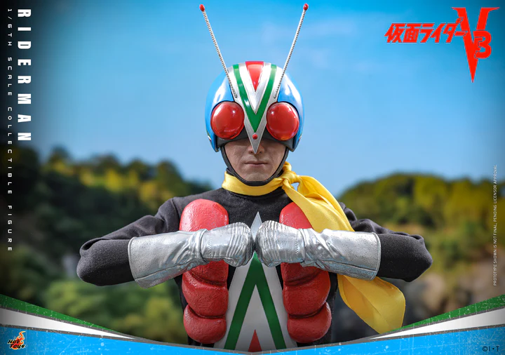 HT TMS185 - Kamen Rider V3 1/6th Scale Riderman - Image 5