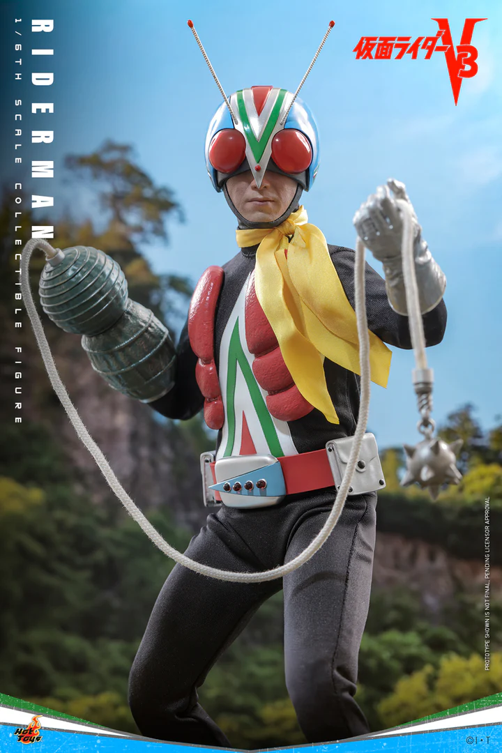 HT TMS185 - Kamen Rider V3 1/6th Scale Riderman - Image 3