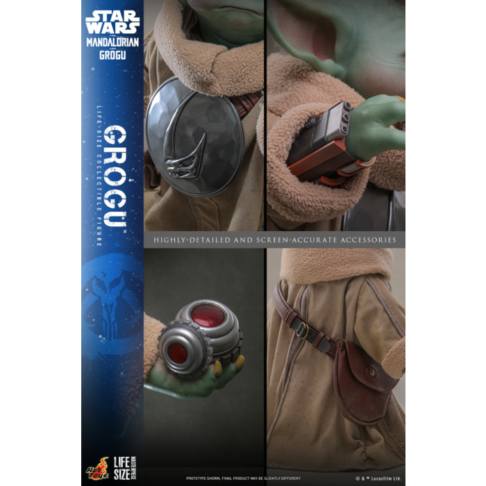HT LMS016 - Star Wars Mandalorian & Grogu - Grogu Life-Size - Image 5
